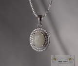 the enamored collection breastmilk stone necklace